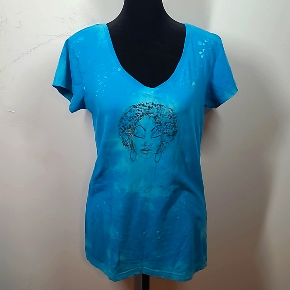Women's Short Sleeve Top - Picture 1 of 4